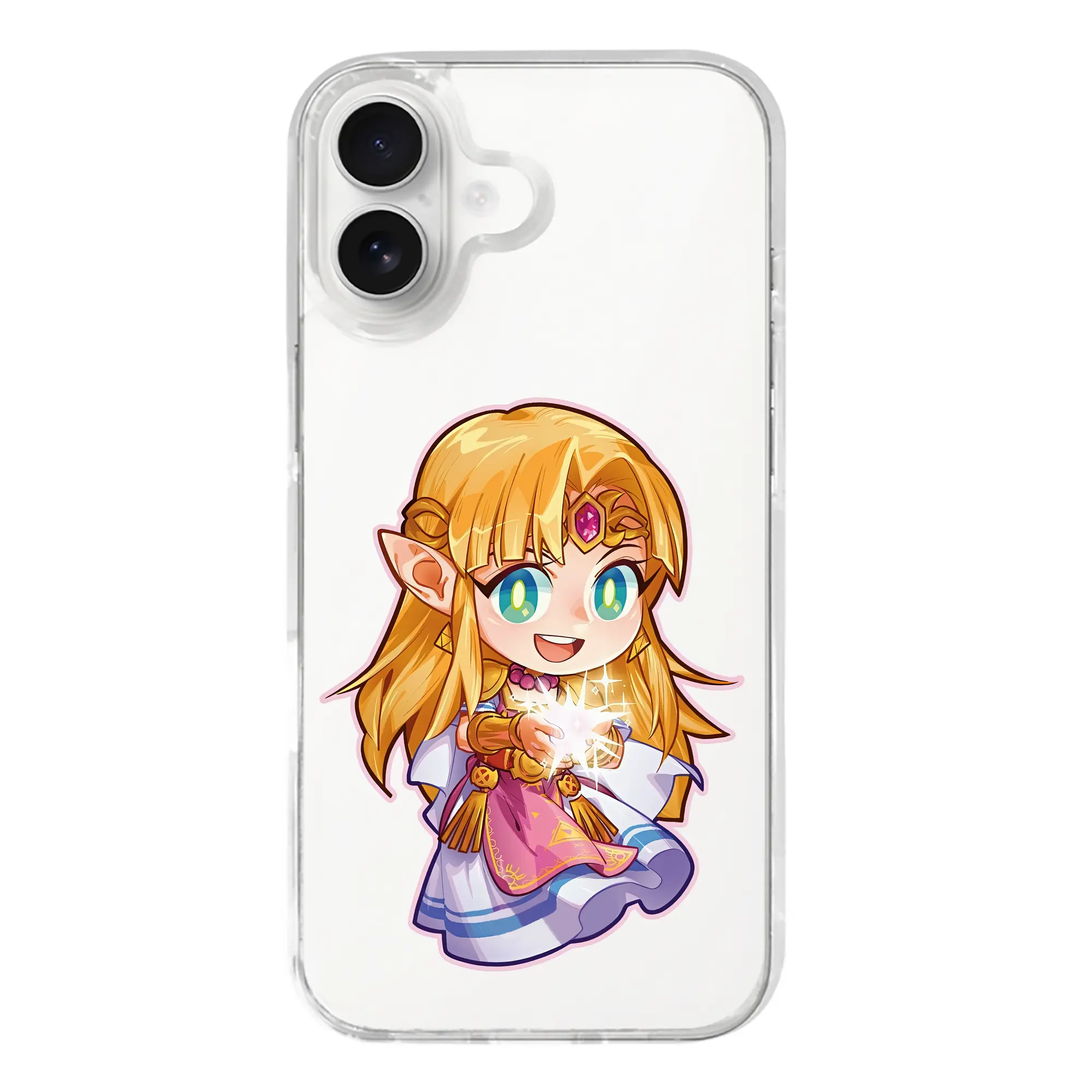 ゼルダの伝説 グッズ,ゼルダ姫 - iPhone 17シリーズ 透明スマホケース – 薄型・耐衝撃・精密フィット保護カバー